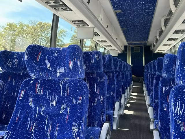 monterey charter bus interior